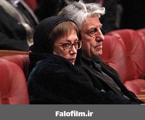 رضا کیانیان و همسرش