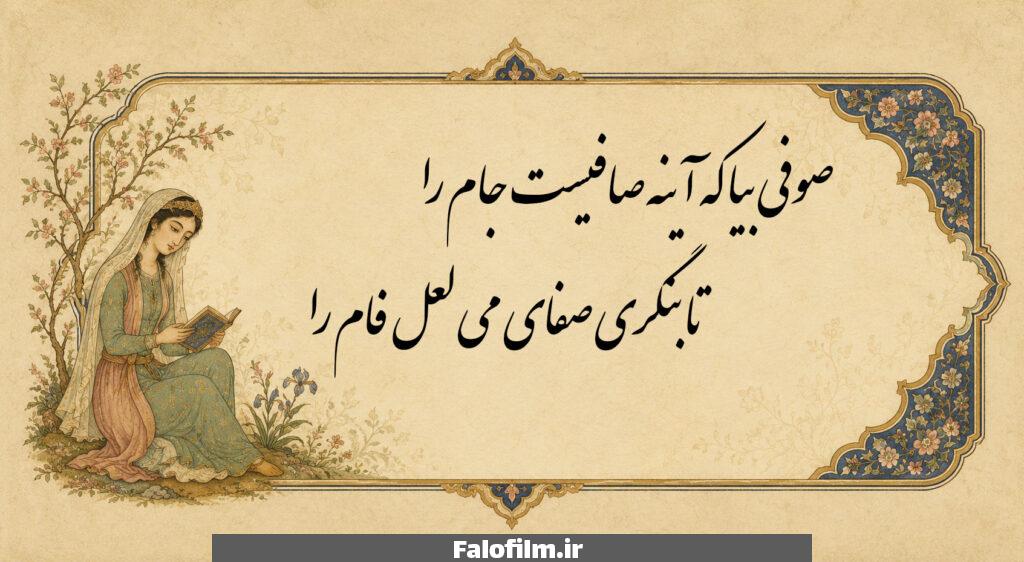 بیت اول از غزل هفتم حافظ