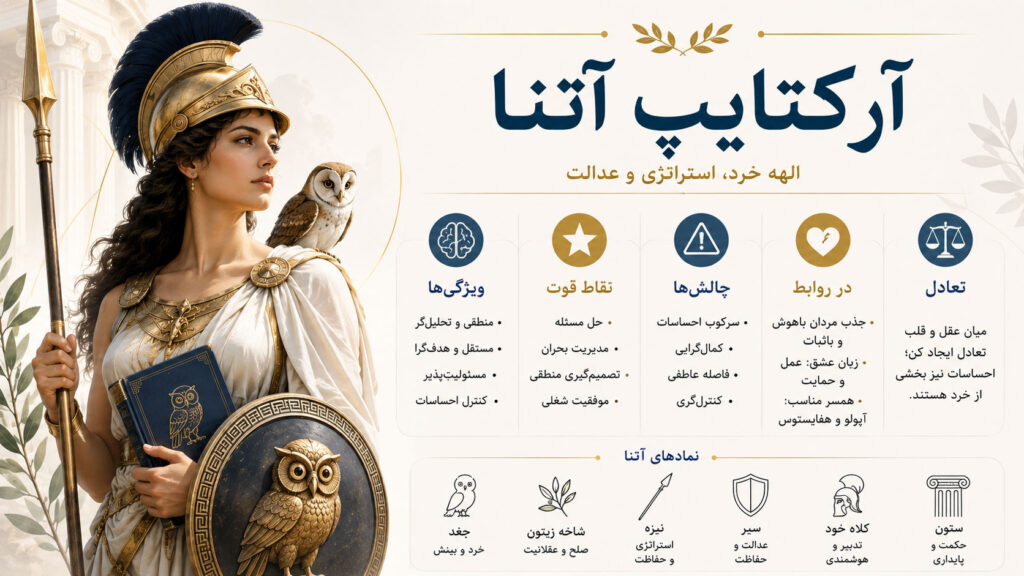 اینفوگرافیک آرکتایپ آتنا