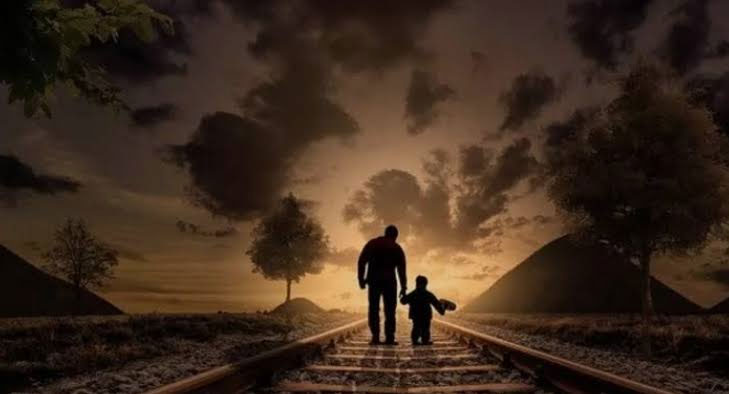 عکس یک پدر فوت شده