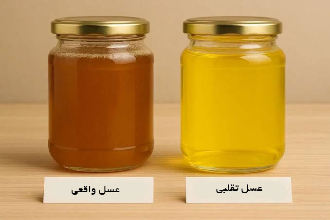 عکس عسل تقلبی و عسل واقعی