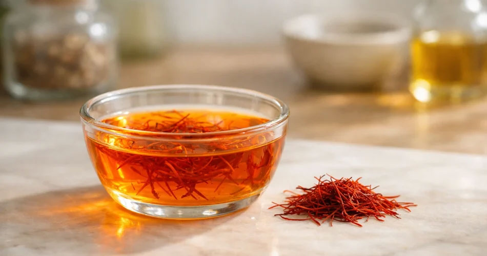 عکس زعفران آب شده