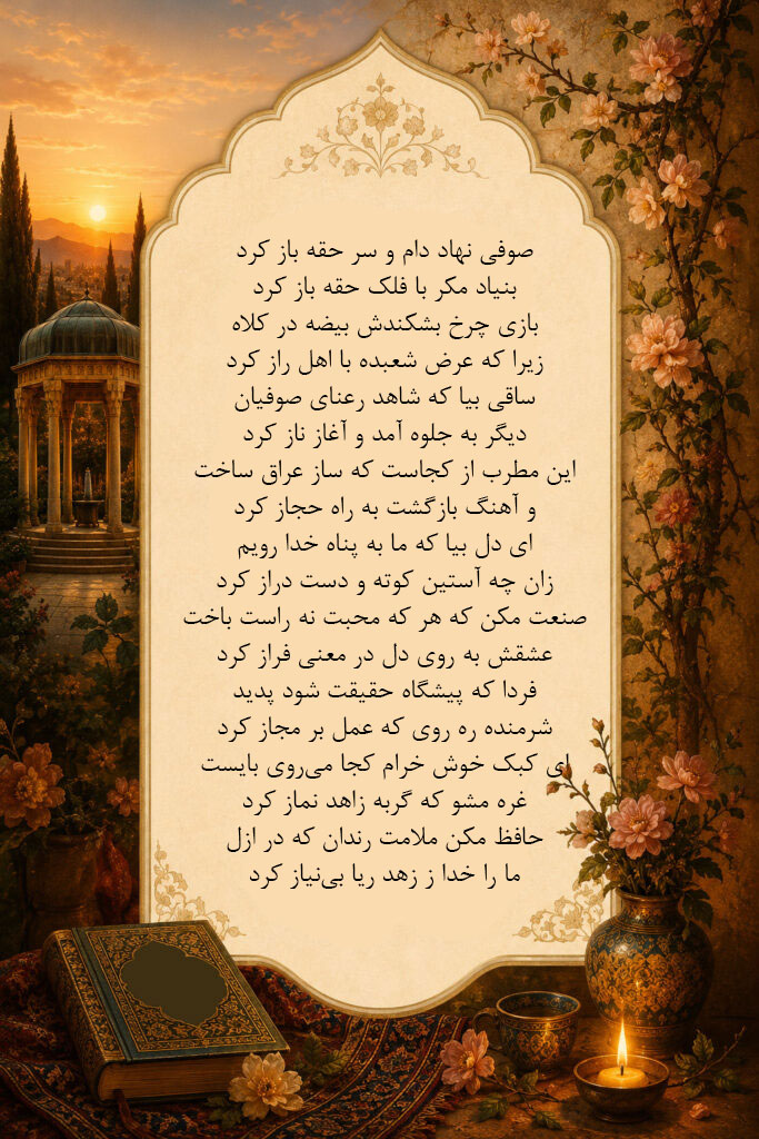 متن غزل ۱۳۳ حافظ