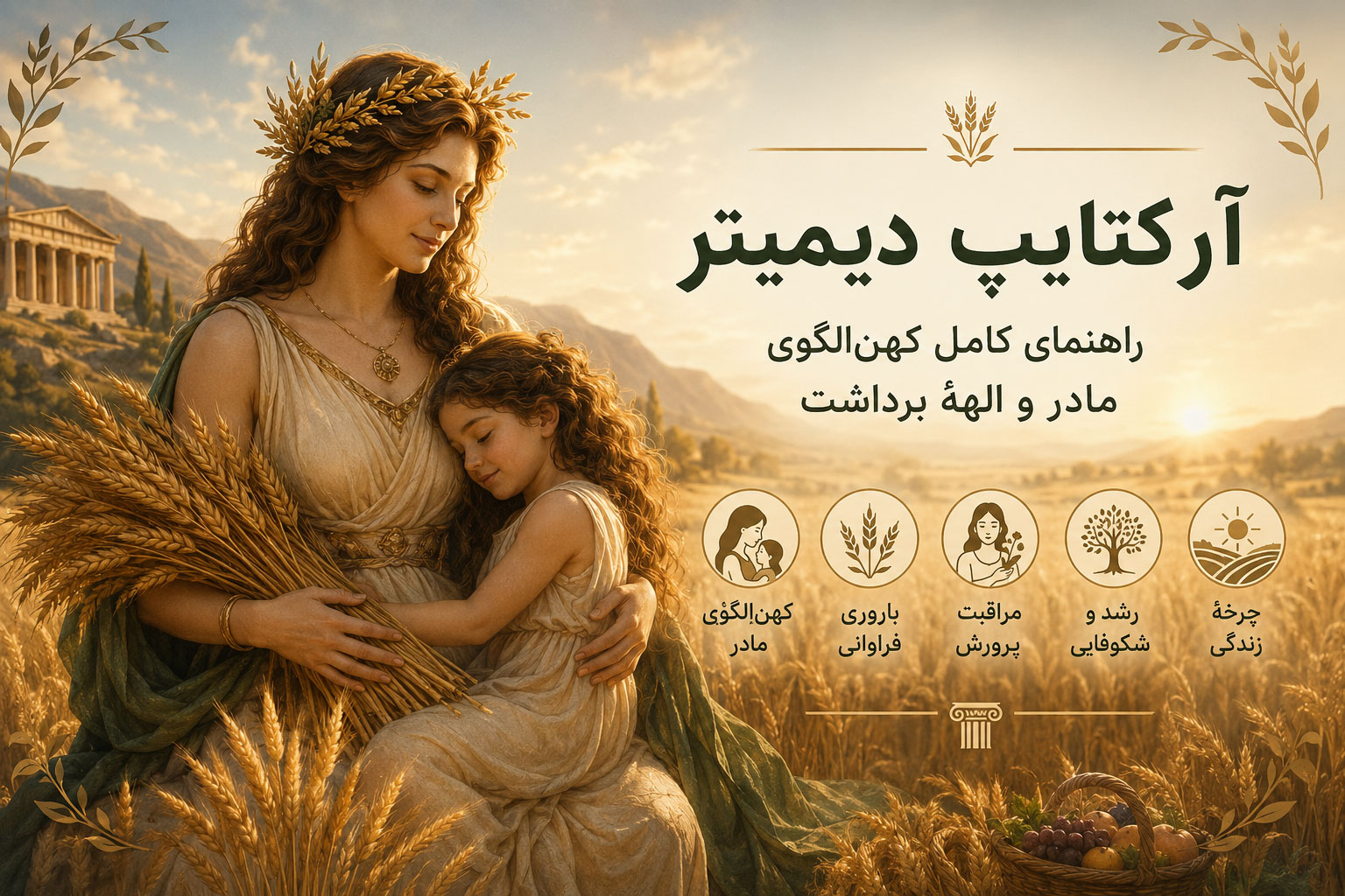 در حال حاضر در حال تماشای این مورد هستید  آرکتایپ دیمیتر: راهنمای کامل کهن‌الگوی مادر + تست رایگان