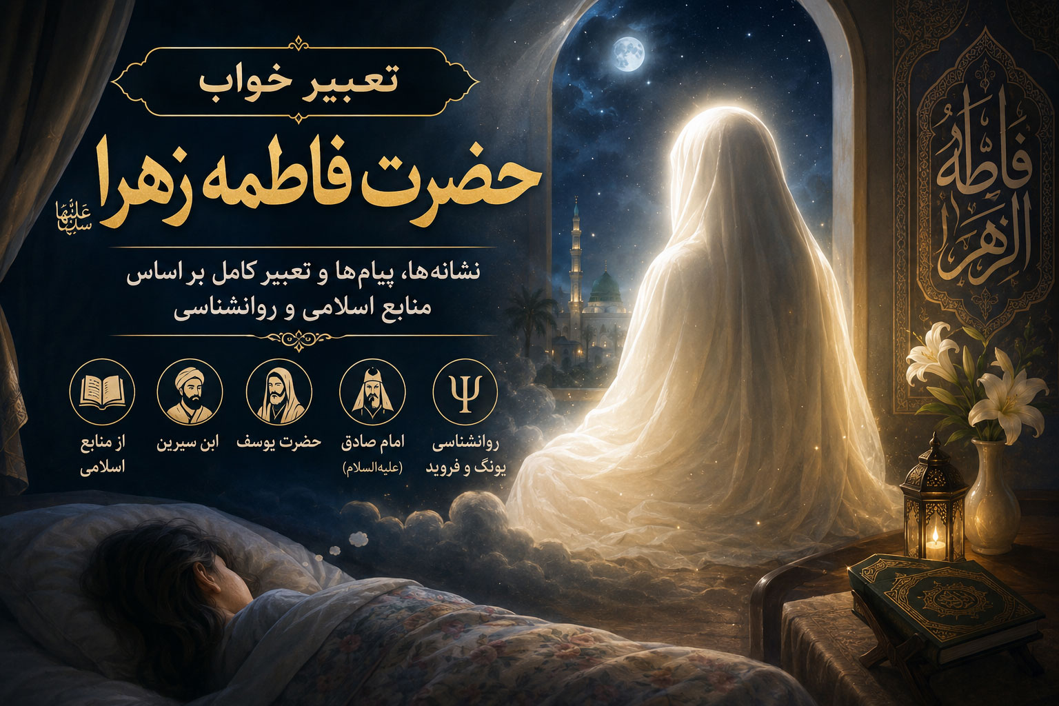 در حال حاضر در حال تماشای این مورد هستید تعبیر خواب حضرت فاطمه زهرا (س): دختر مجرد، زن متاهل
