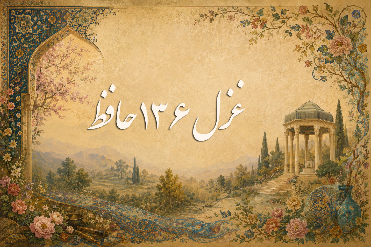 در حال حاضر در حال تماشای این مورد هستید غزل ۱۳۶ حافظ (دست در حلقه آن زلف دوتا نتوان کرد)